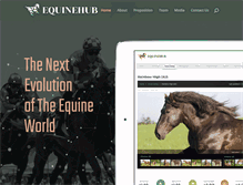 Tablet Screenshot of equinehub.com